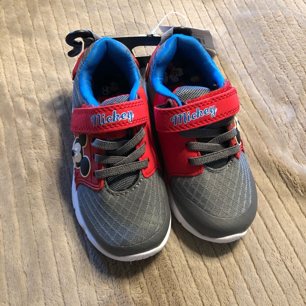 Mickey Mouse boys sneakers shoes toddler size 8
